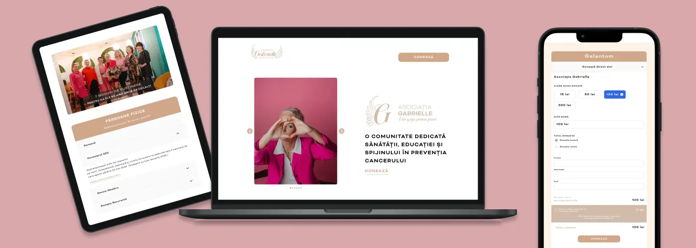 Gabrielle - Website Development Image